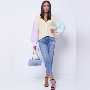 For love and lemons kerry cropped cardigan